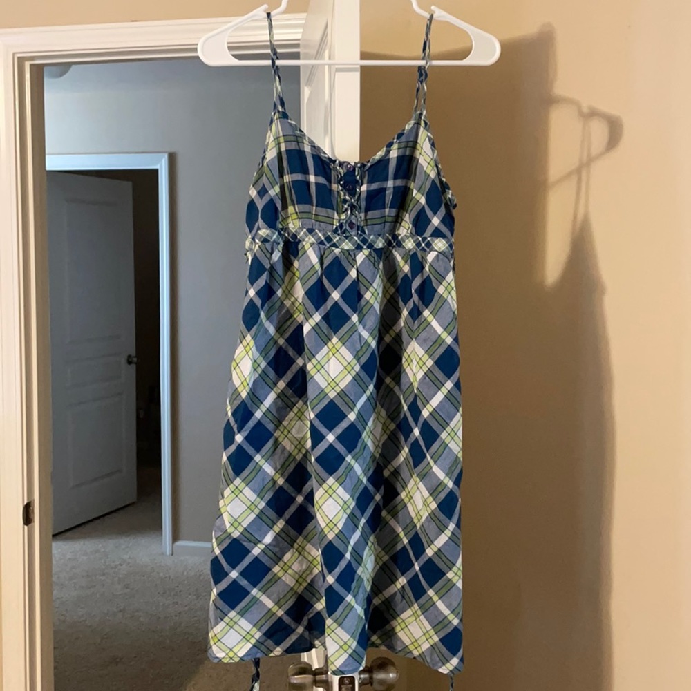 Blue and green Aeropostale sundress